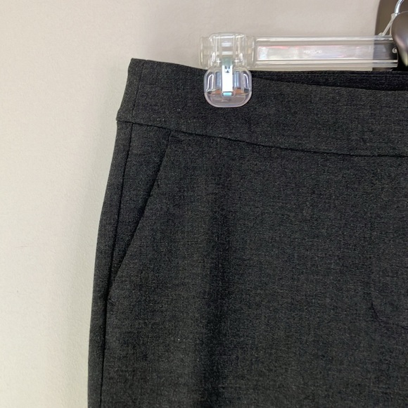 J Crew Factory gray stretch trousers - Picture 3 of 9